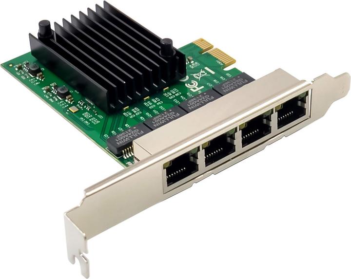 Immagine prodotto InLine Quad Gigabit Netzwerkkarte (Ethernet)