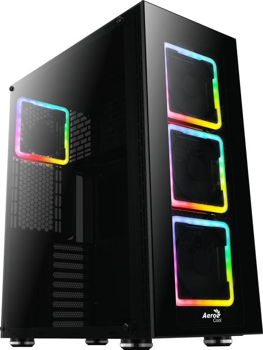Produktbild AeroCool Geh Big Tor Pro Black E-ATX/ATX/m?ATX/min-ITX RGB - Tower - ATX (ATX, E-ATX)