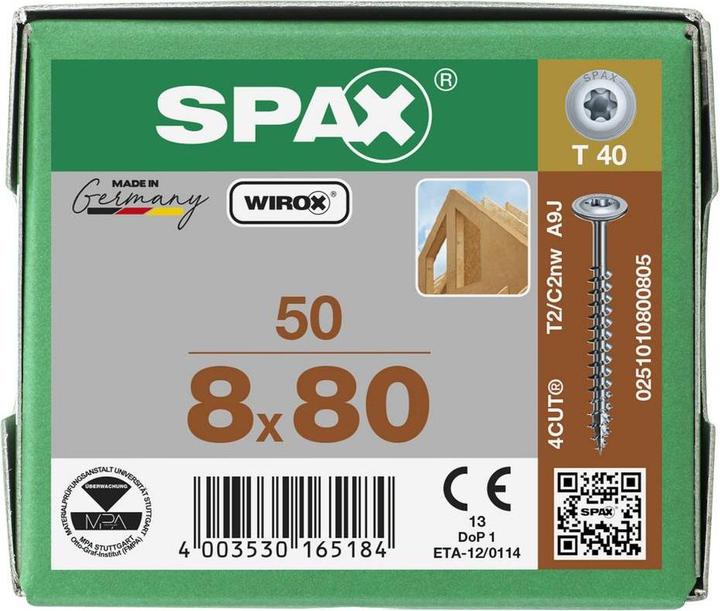 Produktbild Spax Holzbauschrauben (50 Schrauben pro Stück)