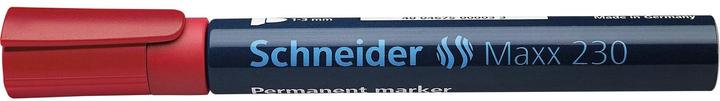 Actual product image Schneider Maxx 230 permanent marker Line width: 1-3 mm Ink colour: red (Red, 3 mm, 1 x)