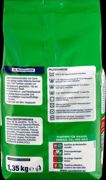 Produktbild dm Denkmit Vollwaschmittel Pulver (20 Waschgänge, Waschpulver)