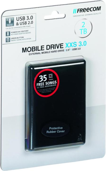 Actual product image Freecom HD FR Mobile Drive XXS 2.5" 2TB USB3 (2 TB)