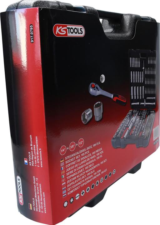 Produktbild KS Tools Steckschlüssel-Satz (32 mm, 19 mm, 6 mm, 12 mm, 24 mm, 14 mm, 22 mm, 16 mm, 23 mm, 10  mm, 21 mm, 18 mm, 27 mm, 7 mm, 31 mm, 17 mm, 11 mm, 5 mm, 15 mm, 26 mm, 30 mm, 8 mm, 28 mm, 9 mm, 29 mm, 13 mm, 20 mm, 25 mm, 4 mm)