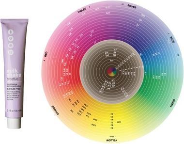 Milk_Shake Vopsea permanenta Creative 7.017NA, Blond Mediu Cenusiu Natural, 100ml (701 Natural Ash Medium Blond)