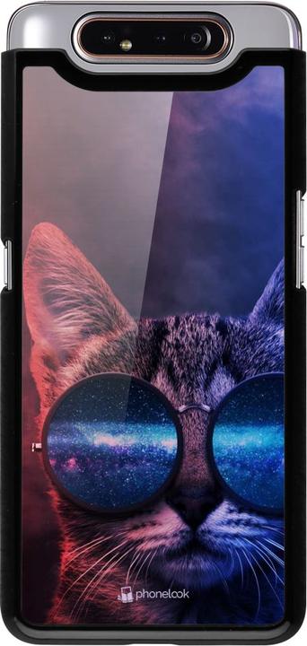 Image du produit PhoneLook Coque Red Blue Cat Glasses (Samsung Galaxy A80)
