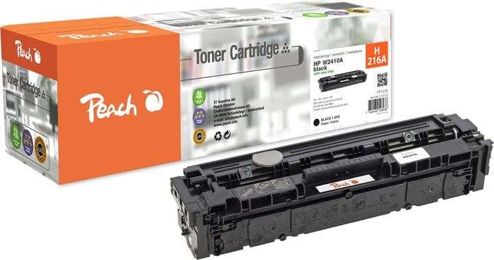 Actual product image Peach Tonermodul schwarz ersetzt HP No. 216A