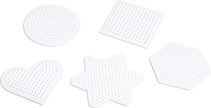 Productafbeelding Hama Perlen Vierkant, Cirkel, Zeshoek, Hart, Ster