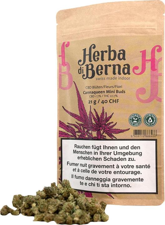 Herba di Berna Cannaqueen Indoor Mini Buds (21 g, Indoor)