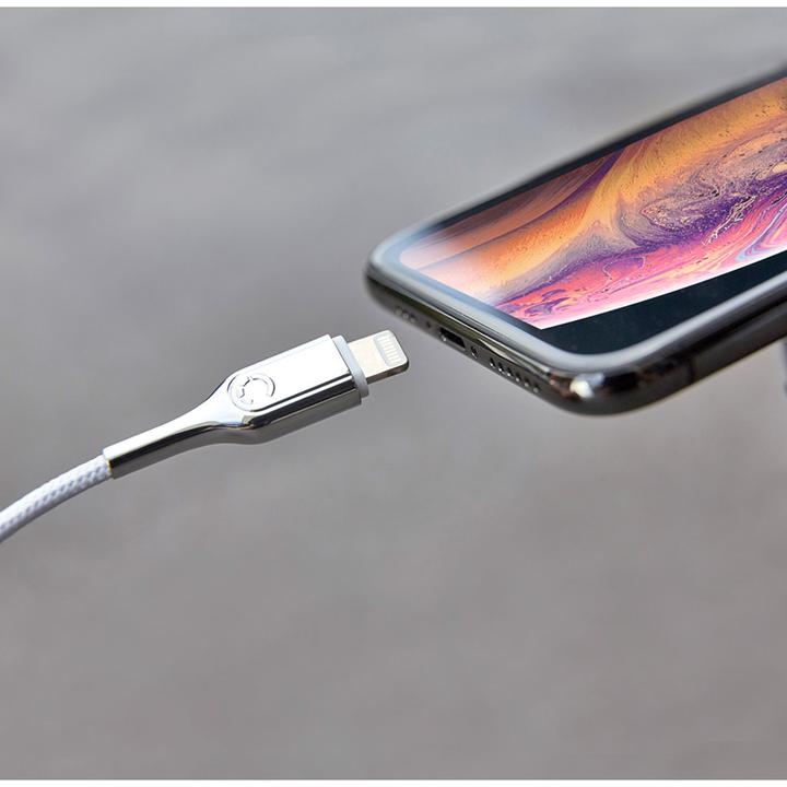 Image du produit Cygnett Câble blindé Lightning vers USB-A 2M -Wh (2 m, USB 3.0, 12 W)