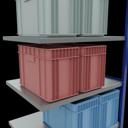 Actual product image Schulte Lagertechnik MULTIplus250 boltless add-on bay system with length bolts