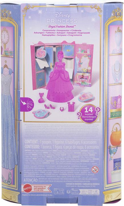 Image du produit Disney Princess Disney Princesse FD Doll + Fashion Surprise - Cendrillon OS