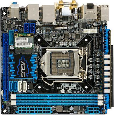 Actual product image ASUS P8Z77-I Deluxe (LGA 1155, Intel Z77, Mini-ITX)