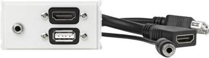 Actual product image Vivolink WI221281 socket HDMI + USB A +