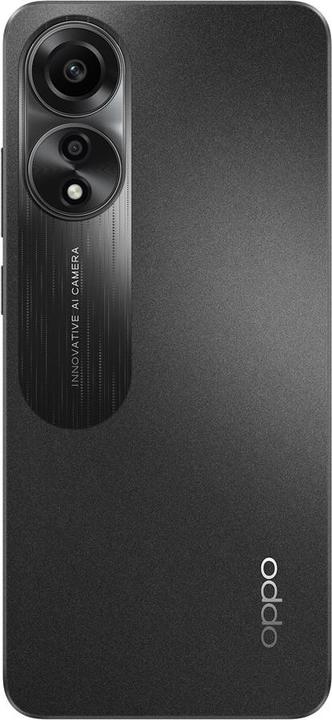Actual product image OPPO A78 5G (128 GB, Glowing Black, 6.56", Dual SIM, 50 Mpx, 5G)