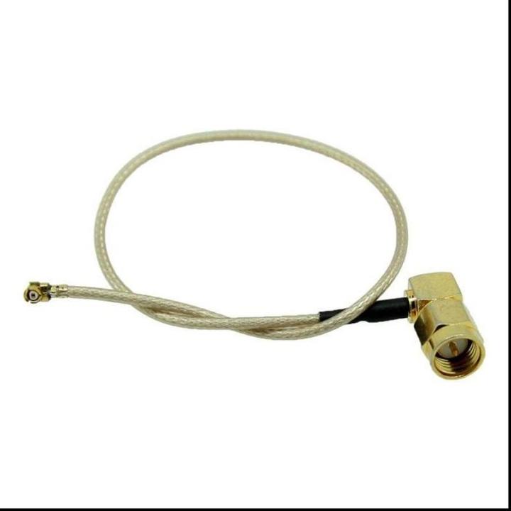 Produktbild Varia E.P.SMA.KM/UFL25 - Pigtail SMA-Winkelstecker zu U.FL-Stecker, 25 cm (Antennenkabel)