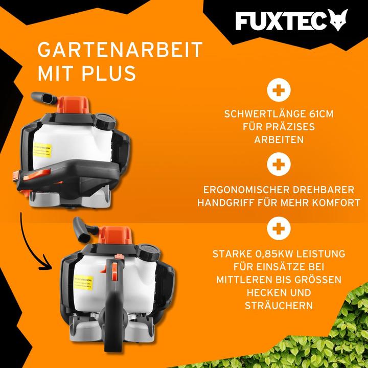 Produktbild Fuxtec Profi Benzin Heckenschere FX-MHP245 (FX-MHP245) (Benzinbetrieb)