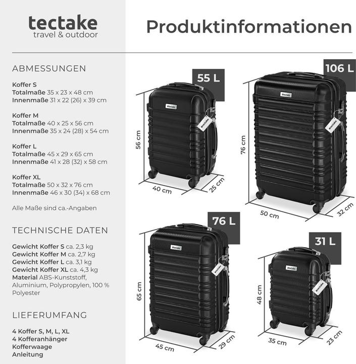 Actual product image tectake Mila (106 l, L (90 - 115l))