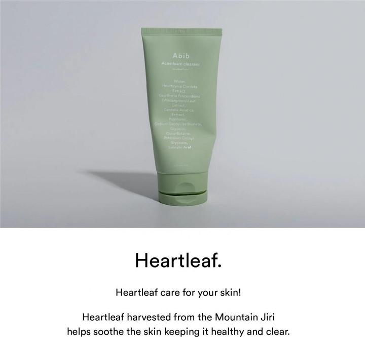 Image du produit NoName Acne Foam Cleanser Heartleaf Foam 5.07 fl oz 150 ml Hydratant Doux Acide Nettoyant Quotidien pour (Mousse, 150 ml)