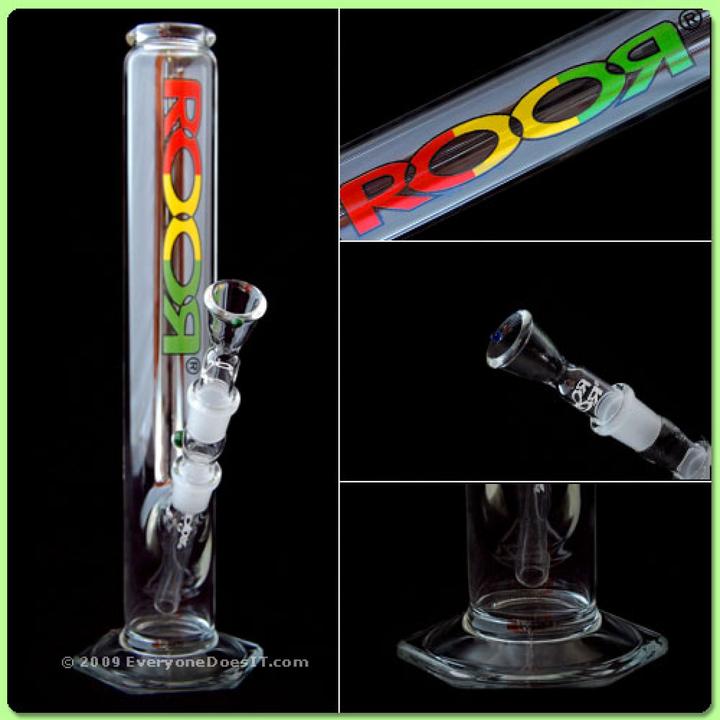 Actual product image Roor Bong Blau Rasta 100 14.4