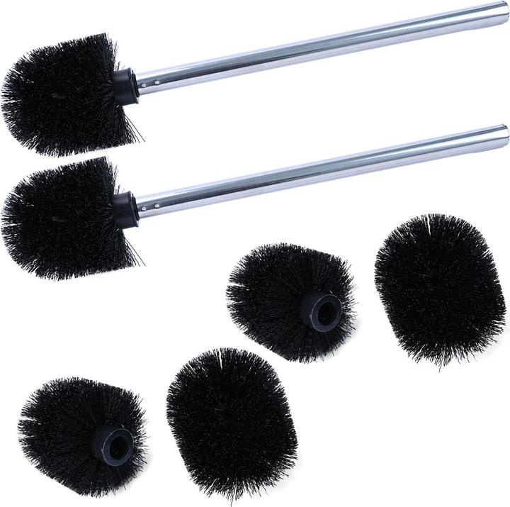 Immagine prodotto Casativo Set di 2 scopini in acciaio inox con 3 testine, Ø 8 cm, nero