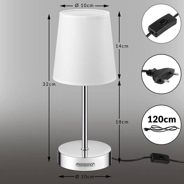 Actual product image Monzana Lamp de table (E14)