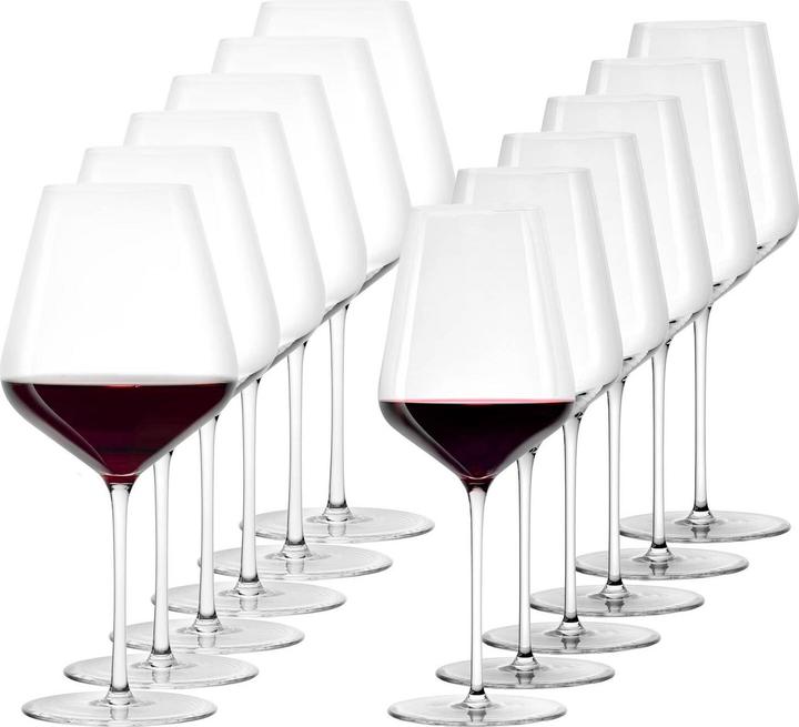 Stölzle Starlight Bordeaux- & Burgundergläser (82 cl, 12 Gläser, Rotweingläser)