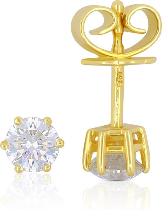 Muau Ohrstecker (750/18 K Gelbgold)