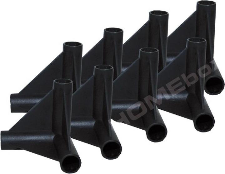 Homebox Connecteur d'angle 3 voies 16mm 8pcs