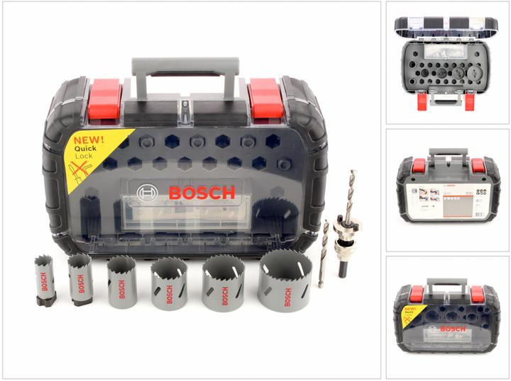 Produktbild Bosch Professional Zubehör HSS Bi-Metall-Lochsägen-Set (22, 29, 35, 44, 51, 64 Millimeter)