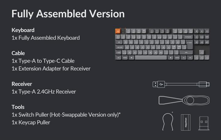 Actual product image Keychron K1 Max (CH, Cable, Wireless)