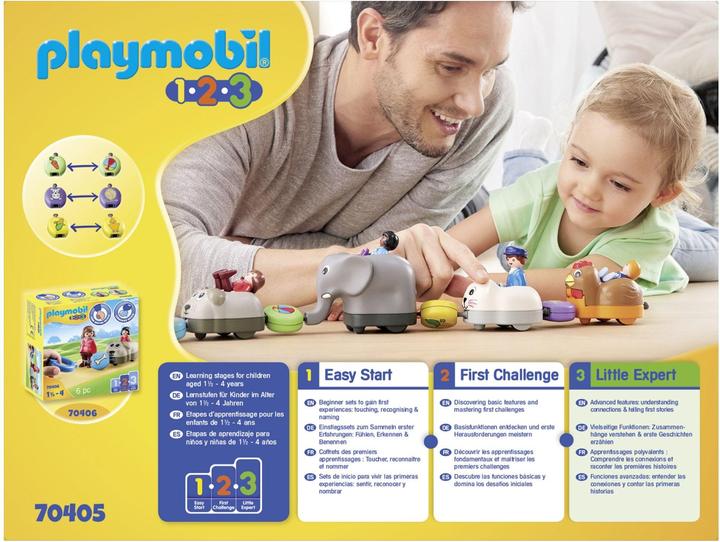 Produktbild Playmobil Mein Schiebetierzug (70405, Playmobil 1.2.3)