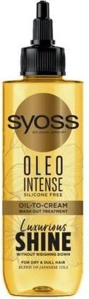 Actual product image Syoss Oleo Intense Rinse Treatment For Dry And Dull Hair Restoring Shine Without Load 200Ml (200 ml)