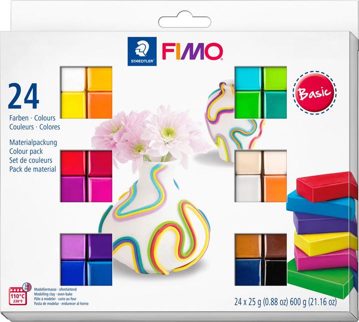 Staedtler FIMO soft Basic Colours 24 Stück