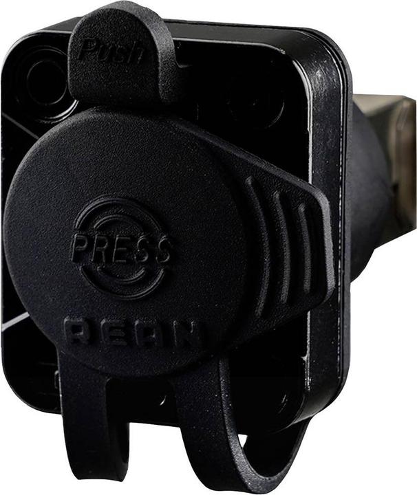 Produktbild Rean AV RJ45 Feedthrough, IP65 Airtight RRE8F-Z-010-1 Buchse, Einbau Schwarz