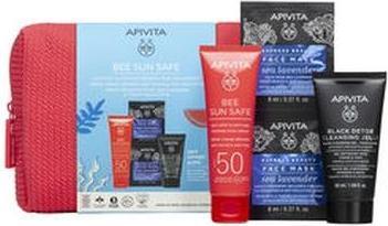 Actual product image Apivita Bee Sun Safe Anti-Stain And Anti-Aging Cream Spf50 Set Of 5 (Suntan cream, SPF 50)