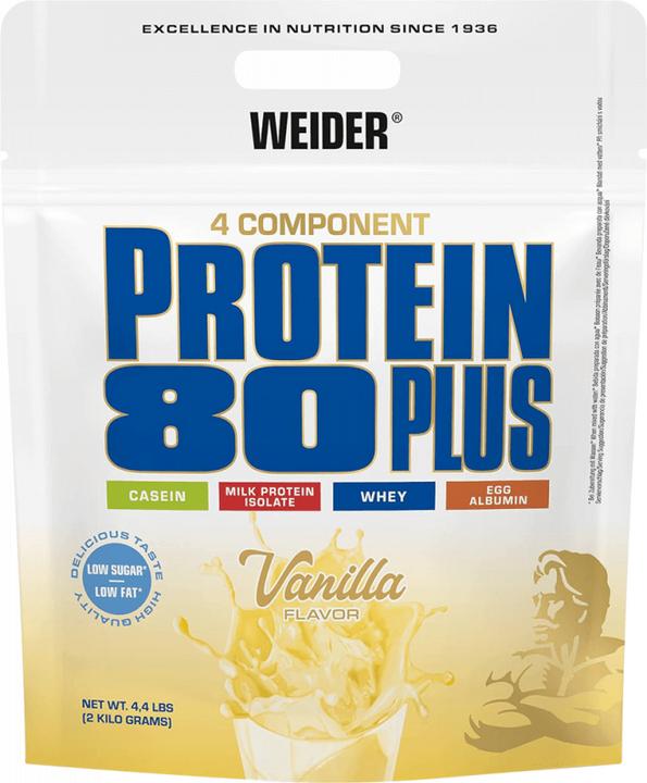Weider Protein 80 Plus (Vanille, 1 Stk., 500 g)