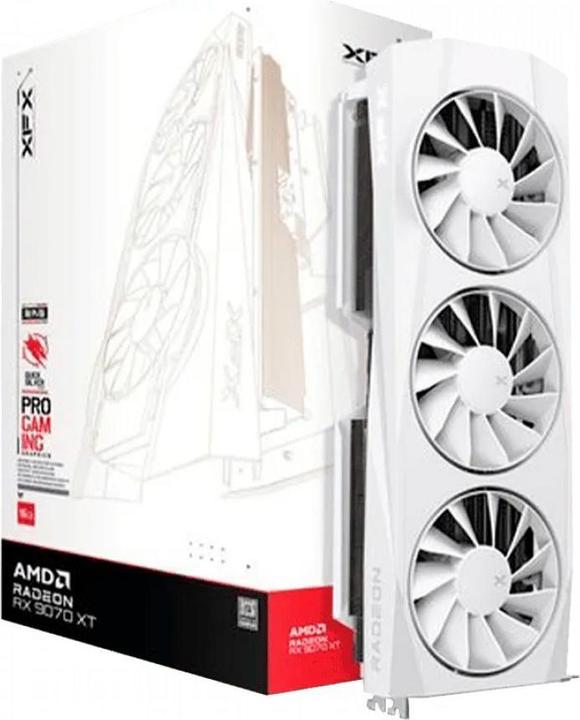 Produktbild XFX Quicksilver Radeon RX 9070 XT White Gaming Edition (16 GB)