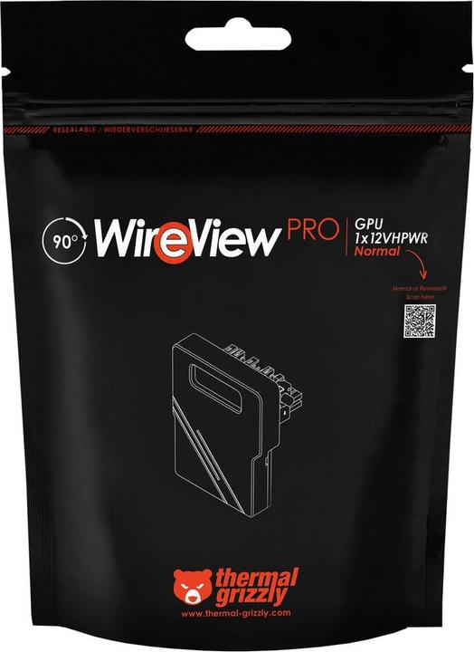 Immagine prodotto Thermal Grizzly WireView Pro GPU - 1x12VHPWR 90° Normal