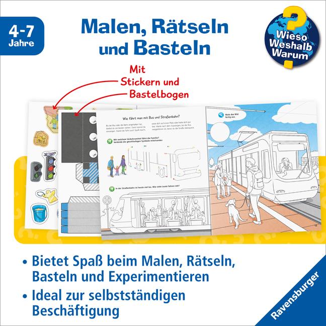 Actual product image Ravensburger Kinder-Sachbuch WWW aktiv-Heft: Strassenverkehr (German, Stefan Richter, 2021)