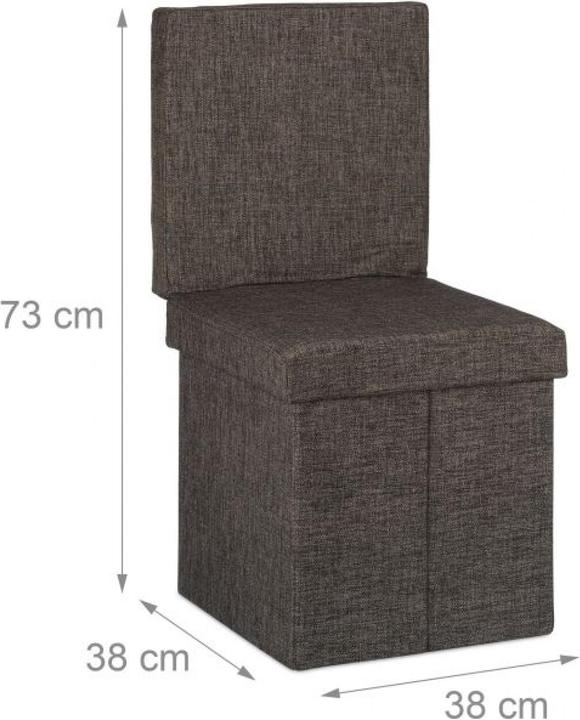 Produktbild Relaxdays Faltbarer Sitzhocker