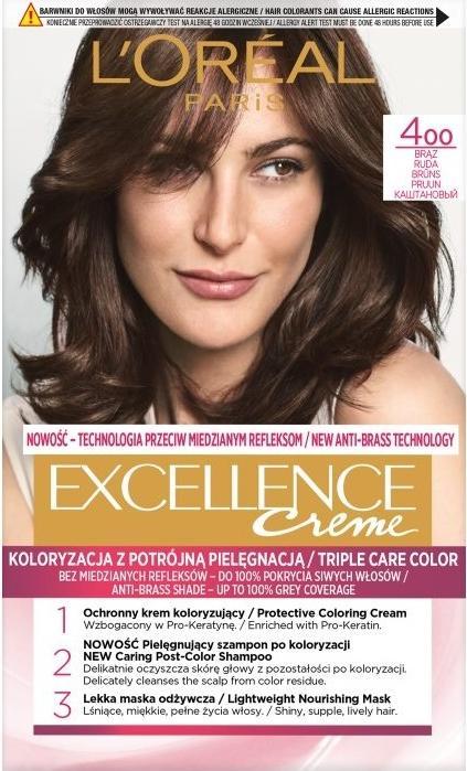 Produktbild L'Oréal Paris Loreal, Exzellenz -Creme, Haarfärbemittel 4, 1 Stück (4)