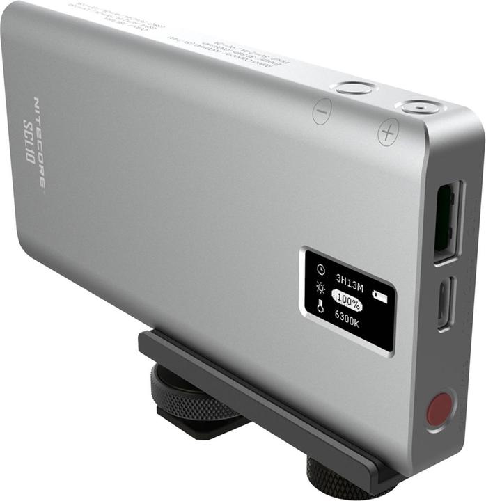 Actual product image Nitecore SCL10 Kameralicht