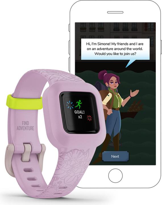 Actual product image Garmin Vivofit jr. 3 flowers (20 mm)