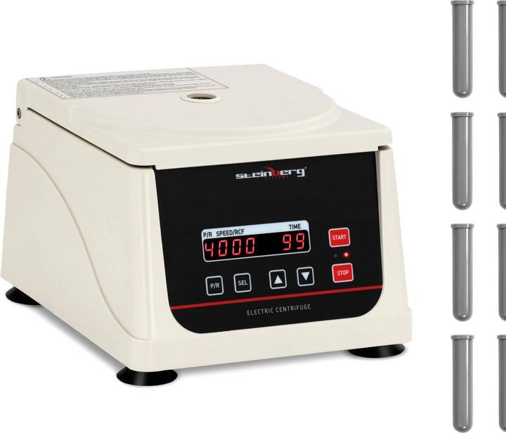 Produktbild Steinberg Elektrische Tischzentrifuge Laborzentrifuge Leise 8 x 15 ml 100 W RZB 1.880 g