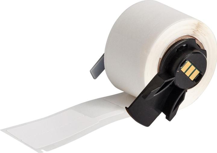Actual product image Brady M6-2-425-FP, flags, polypropylene, white, matt, 44.45 x 12.70 mm, layout 2, permanent (100