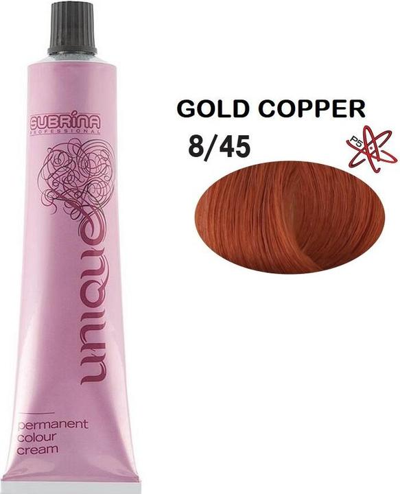 Immagine prodotto Subrina Professional Unique Tintura Permanente per Capelli 845 Oro Rame - 100 Ml (845 Oro Rame)