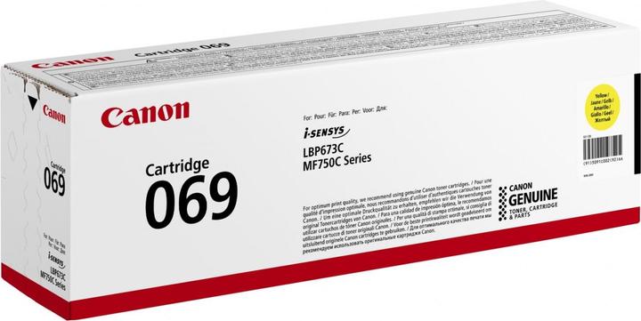 Actual product image Canon 069Y (Y)