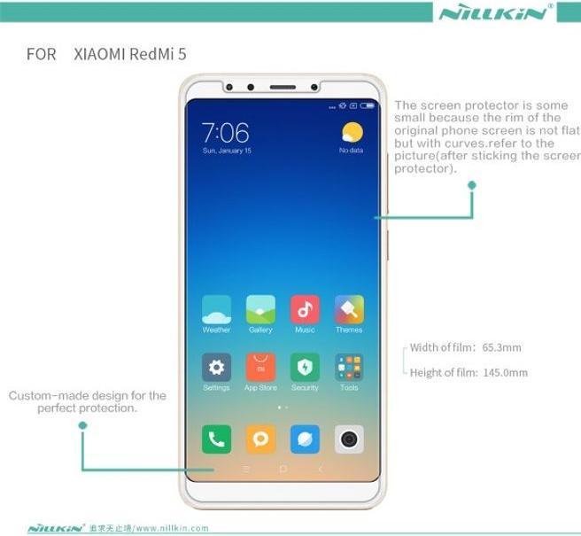 Immagine prodotto Nillkin Film protettivo della serie Super Clear (1 Pezzo/i, Xiaomi Redmi 5)