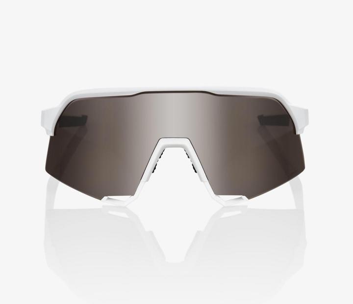 Actual product image 100% S3 Glasses Matte White (Mat white, Silver)