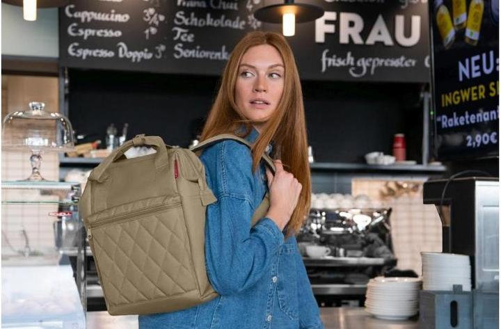 Image du produit reisenthel Sac à dos Allrounder R Rhombus Olive (12 l)